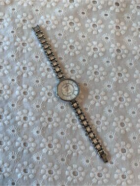 Anne Klein Silver Tone Women's Bracelet Watch